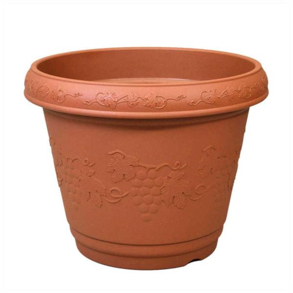 アップルウェアー　クレストプランター 丸440型 ブラウン　クレストプランターマル440ガタ