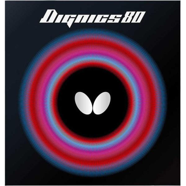 バタフライ　裏ソフトラバー ディグニクス80 DIGNICS80 TA(特厚) ブラック [裏ソフト...
