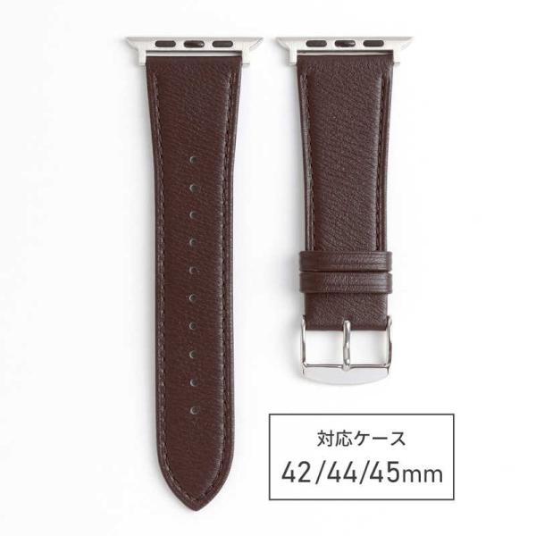 バンビ　Apple Watch対応バンド ウォッシャブル ダークブラウン 　RWC039BW