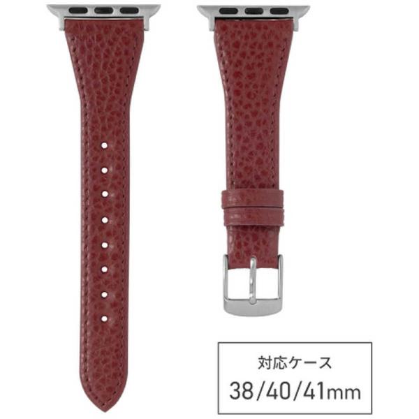 バンビ　Apple Watch 対応 バンド 本革 アドリアレザー (対応ケースサイズ：41/40/...