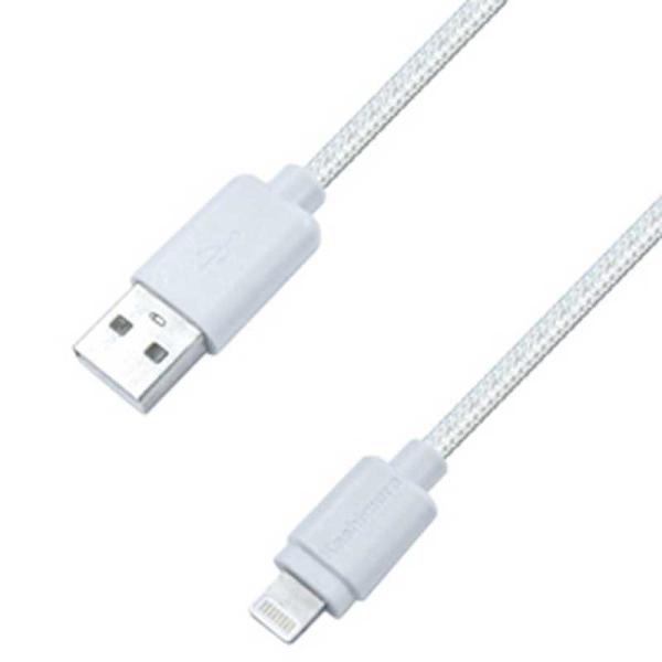 カシムラ　USB充電&amp;同期ケーブル 1.2m LN STRONG WH [1.2m]　KL-46