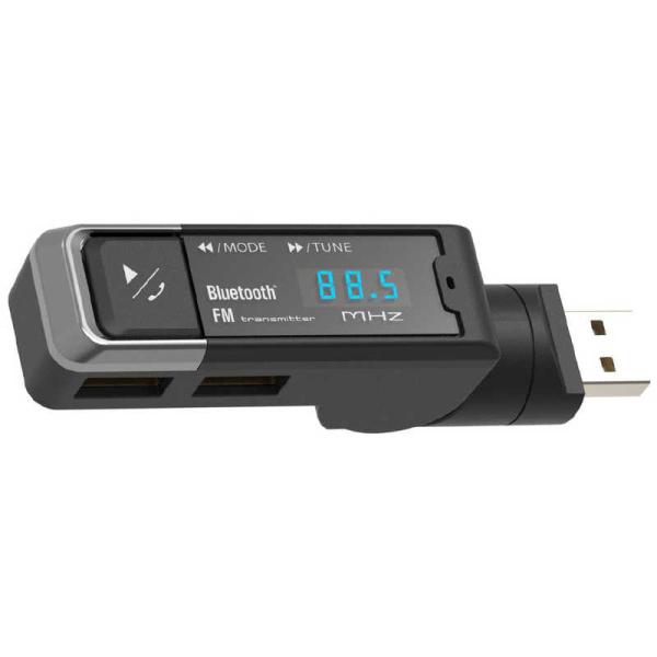 カシムラ　Bluetooth FMトランスミッター USB2ポート 4.8A スリム　KD-264