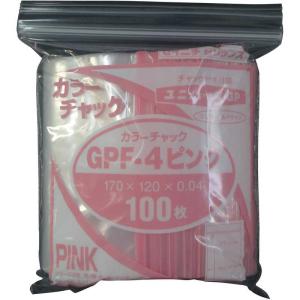 生産日本社 コジマ セイニチユニパックGPF‐4カラーチャックピンク  GPF4COLORCHAKKUPINK