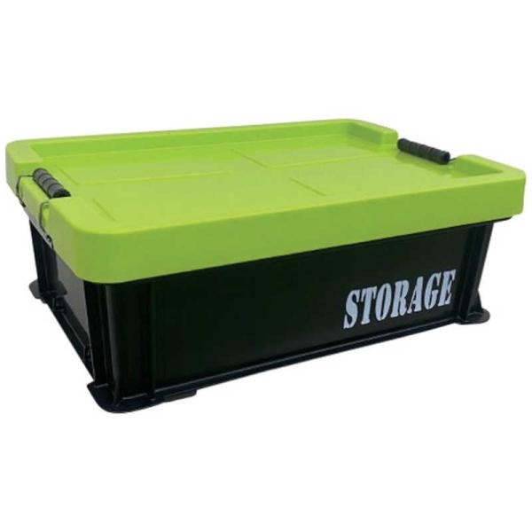 リス興業　RISU 道具箱 US STORAGE ライムグリーン　LGUSSTR