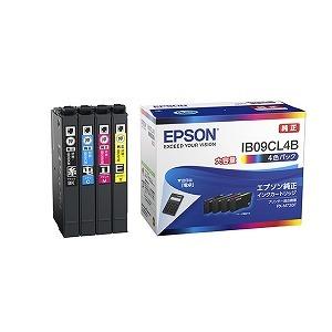 エプソン　ＥＰＳＯＮ　純正インクカートリッジ　４色パック　大容量インク　ＩＢ０９ＣＬ４Ｂ