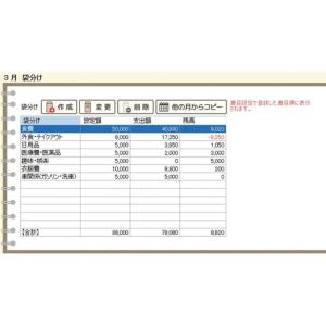 IRT やさしい家計簿ノート IRT0428の詳細画像2