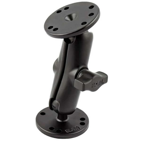 RAMMOUNTS　AMPSラウンドベース2個セット 標準アーム 1インチボール　RAM-B-101...