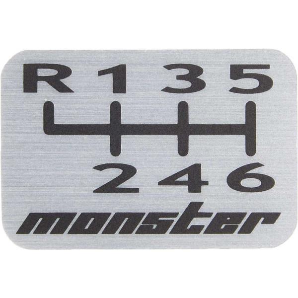 MONSTERSPORT　シフトパターンプレート タイプII 86/BRZ 6速用　ZZPP25J