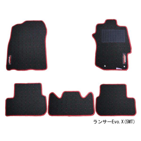 MONSTERSPORT　フロアマット ランサー エボリューション VII〜IX[CT9A/CT9W...