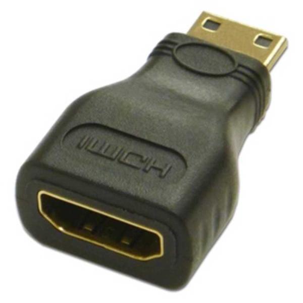 アイネックス　HDMI・ミニHDMI変換アダプター(HDMIメス:ミニHDMIオス)　ADV‐201