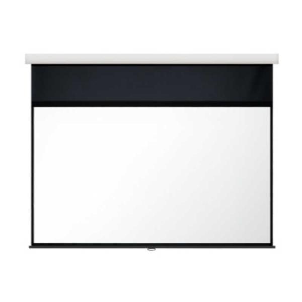 キクチ科学　手動巻上式スクリーン [スプリング] ホワイト　CS-80HDCW-W