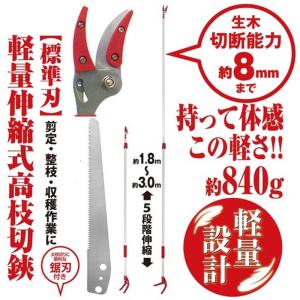 大進 DS-C1629 軽量高枝切鋏 標準刃 ...の詳細画像1