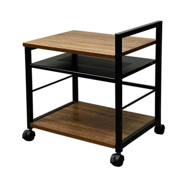 レメックスジャパン　デスクの下に収納可能 プリンターワゴン デスクワゴン(W48.5×D37×H53...