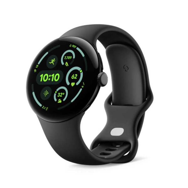 au　スマートウォッチ Google Pixel Watch 3 45mm オブシディアン　R24G...