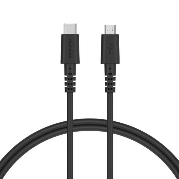 OWLTECH　断線に強い 超タフUSB TypeC to microUSBケーブル ブラック ［1...