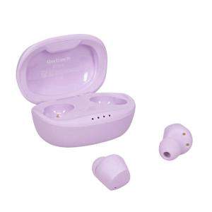 OWLTECH 小さくてもパワフルな音質 コンパクトで軽い 完全ワイヤレスイヤホン ペールアイリス   OWLBTTW02PU