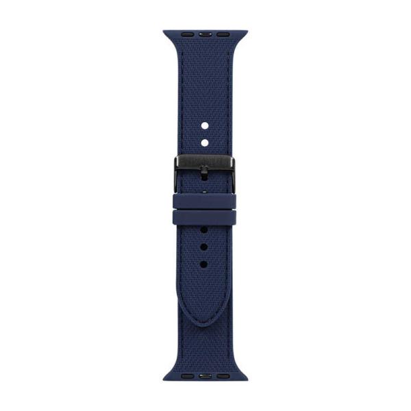 OWLTECH　Apple Watch(42/44/45/49mm)用 レザーライクシリコンバンド ...