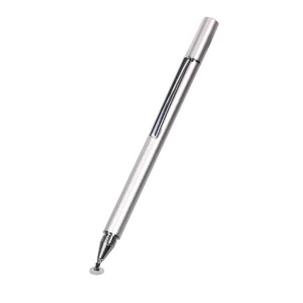 OWLTECH　タッチペン 静電式 ディスク型ペン先 静電式タッチペン シルバー　OWL-TPSE0...