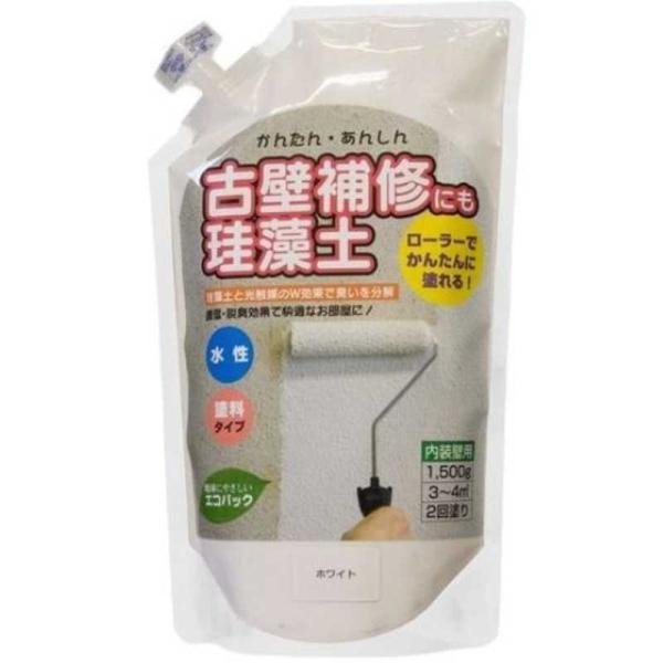 フジワラ化学　フジワラ化学 簡単安心珪藻土1.5kgホワイト　フジワラ209538_