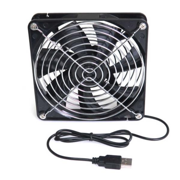 タイムリー　〔USB扇風機〕 BIGFAN140U for Men　BIGFAN140U ブラック