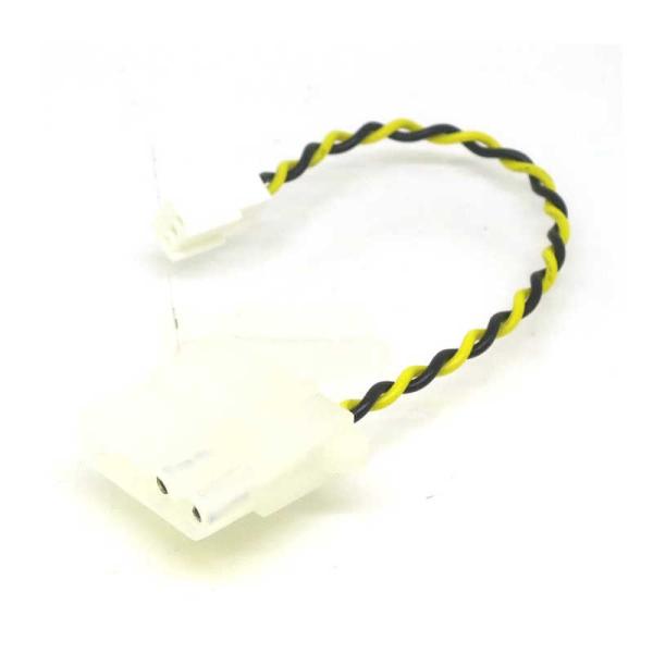 変換名人JAPAN　FAN用電源(3ピン) → ペリフェラル(大4ピン) 電源変換ケーブル 5Vのみ...