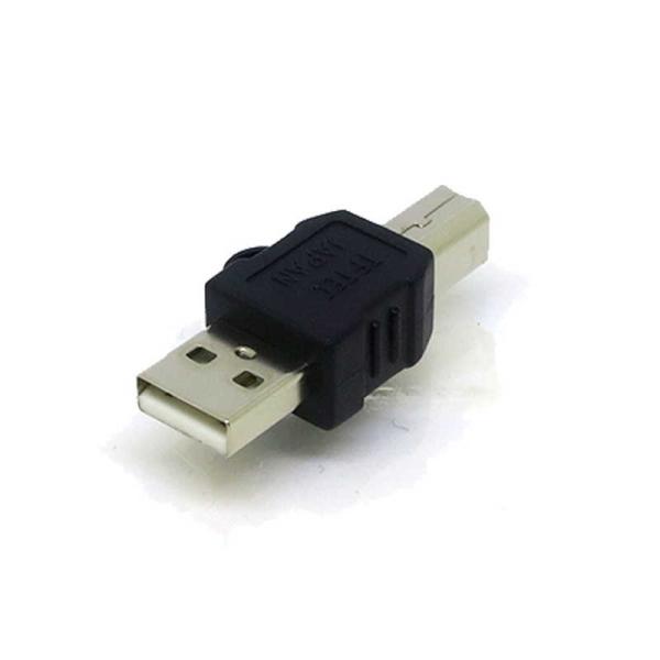 変換名人JAPAN　USB中継変換アダプタ [USB-A オス-オス USB-B] ブラック　CP7...