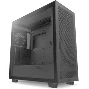 NZXT H7 FLOW ブラック ATX microATX miniITX EATX対応 ミドルタワーケース ブラック CMH71FB01