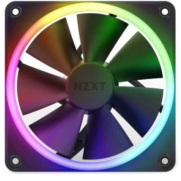 NZXT　ケースファン RGBモデル [120mm / PWM 500~1800rpm / ブラック...