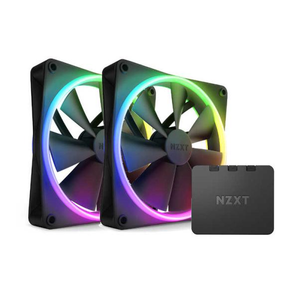 NZXT　ケースファン ×2 ［ 140mm /1800RPM ］ F series RGB DUO...