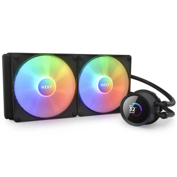 NZXT　水冷CPUクーラー KRAKEN280RGB ブラック [ 140mmRGBファンx2 /...