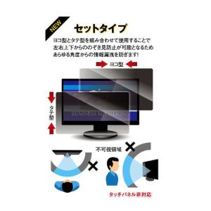 光興業 覗き見防止フィルター 24．0インチ 横縦各1枚セット 4方向覗き見防止 LNWS-240N8