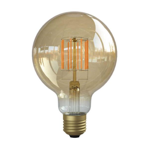 ビートソニック　LED電球 ボール95 アンバー Siphon ［E26 ボール電球形 40W相当 ...