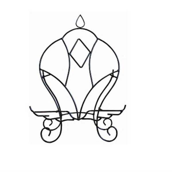 福井金属工芸　アイアンイーゼルSSブラックWING　NO.6591