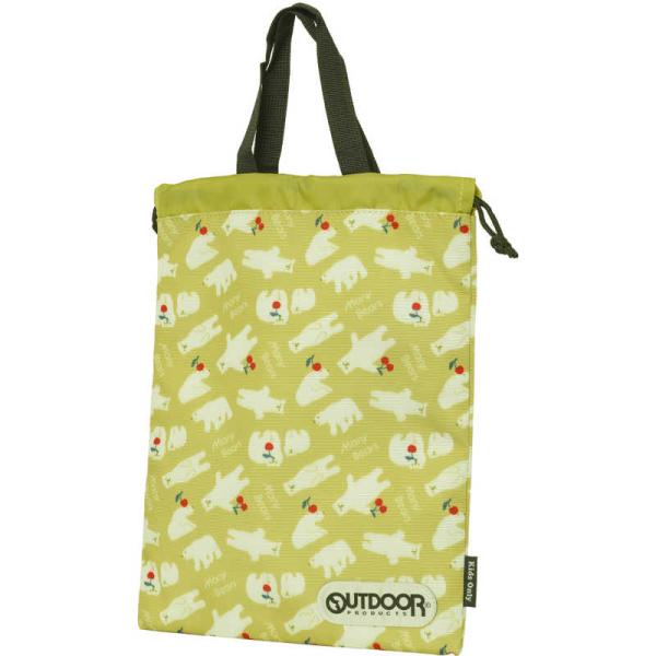 OUTDOOR　シューズケース キッズ 軽量 80g 保育園 幼稚園 小学校 習い事 上履き入れ 入...