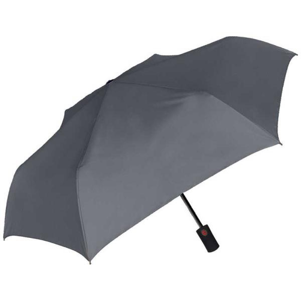中谷　(折りたたみ傘/晴雨兼用/65cm) UVカラーグラス自動開閉折 ダークグレー　425-040