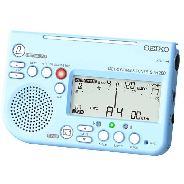 セイコーインスツル　メトロノーム＆チューナー SEIKO 青　STH200BL