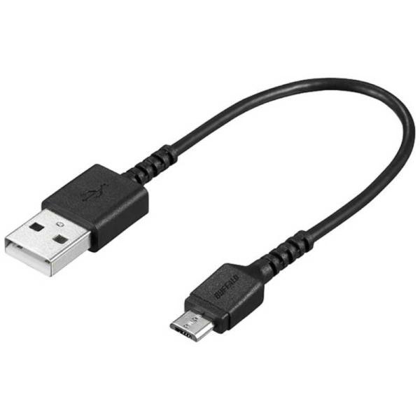 BUFFALO　スマートフォン対応［ｍｉｃｒｏ　ＵＳＢ］　ＵＳＢ２．０ケーブル　充電・転送　２．４Ａ...