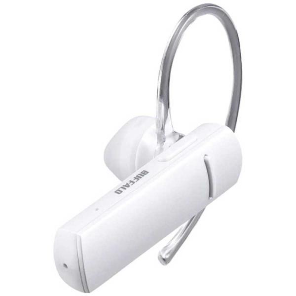 BUFFALO　Bluetooth 4.1対応 ヘッドセット 音声&amp;通話対応　BSHSBE200WH