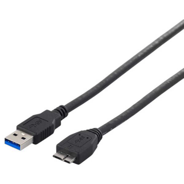 BUFFALO　USB3.0ケーブル A to microB 1m ブラック　BCUAMB310BK