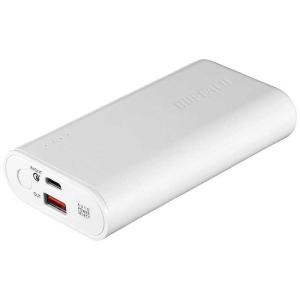 BUFFALO　コジマ｜モバイルバッテリー ホワイト  10050mAh 2ポート USB-C 充電タイプ 　BSMPB10018C2
