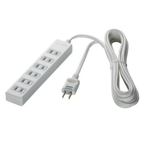BUFFALO 2ピン式電源タップ 6個口 雷サージ防止 2m : コジマYahoo!店