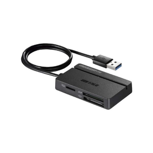 BUFFALO　USB3.0 マルチカードリーダー スタンダードモデル (ブラック)　BSCR108...