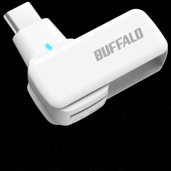 BUFFALO　Type-C接続 USB3.2 microSD専用カードリーダ ホワイト ［USB3...
