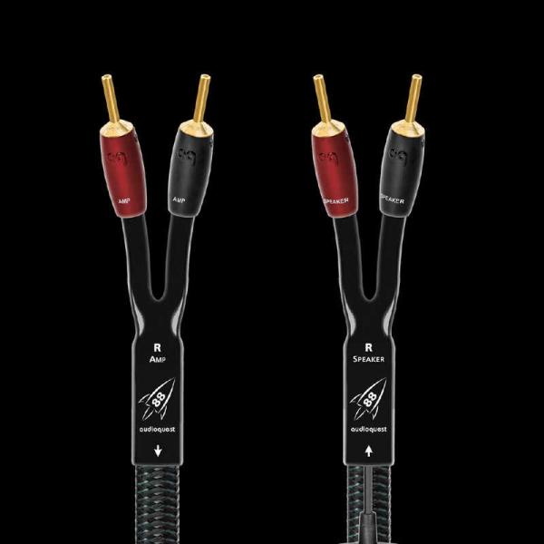 オーディオクエスト　スピーカーケーブル Rocket88.2 ［5.0m］　RKT88.2/5M/B