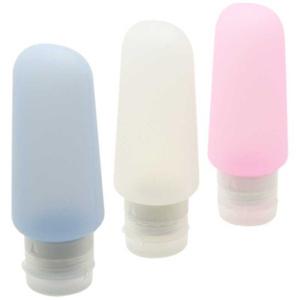 ミヨシ シリコン製 詰め替えボトルセット 88ml Lサイズ 色違い3個セット MBZBTLL