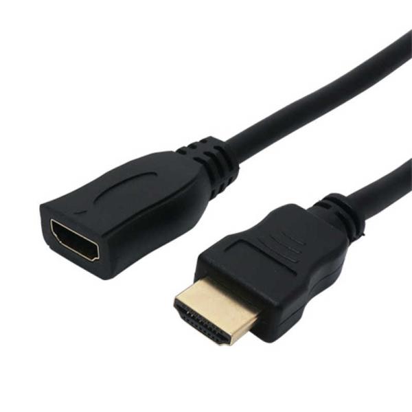 ナカバヤシ　HDMI変換・延長プラグ　ブラック [1.5m /HDMI⇔HDMI /スタンダードタイ...