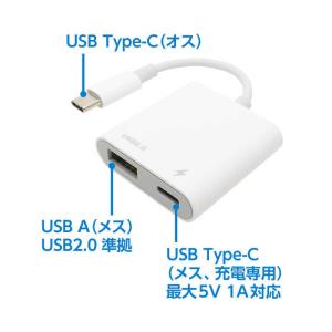 ナカバヤシ 充電ポート搭載 USB変換ホストア...の詳細画像1