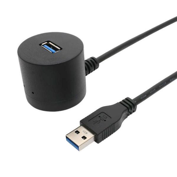 ナカバヤシ　ミヨシ USB3.0延長ケーブル 卓上タイプ 1.5m ブラック　USB-EXT3015...