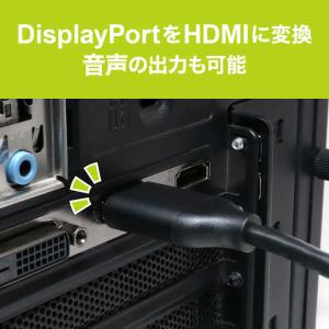 ナカバヤシ DisplayPort → HDM...の詳細画像2