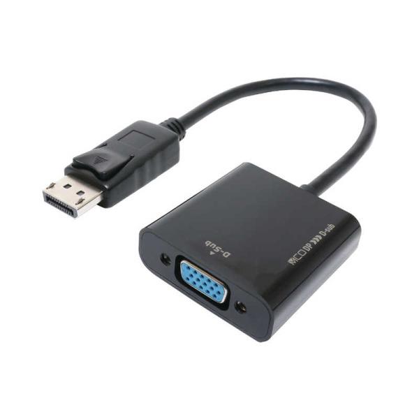 ナカバヤシ　DisplayPort → D-sub変換アダプタ　DP-DSA1/BK